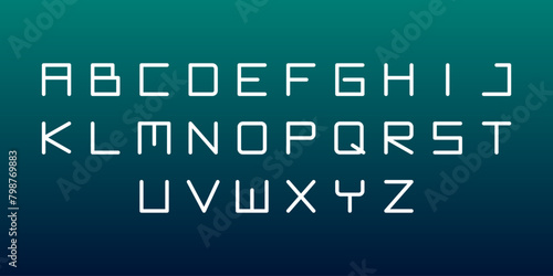 custom alphabet sans serif font