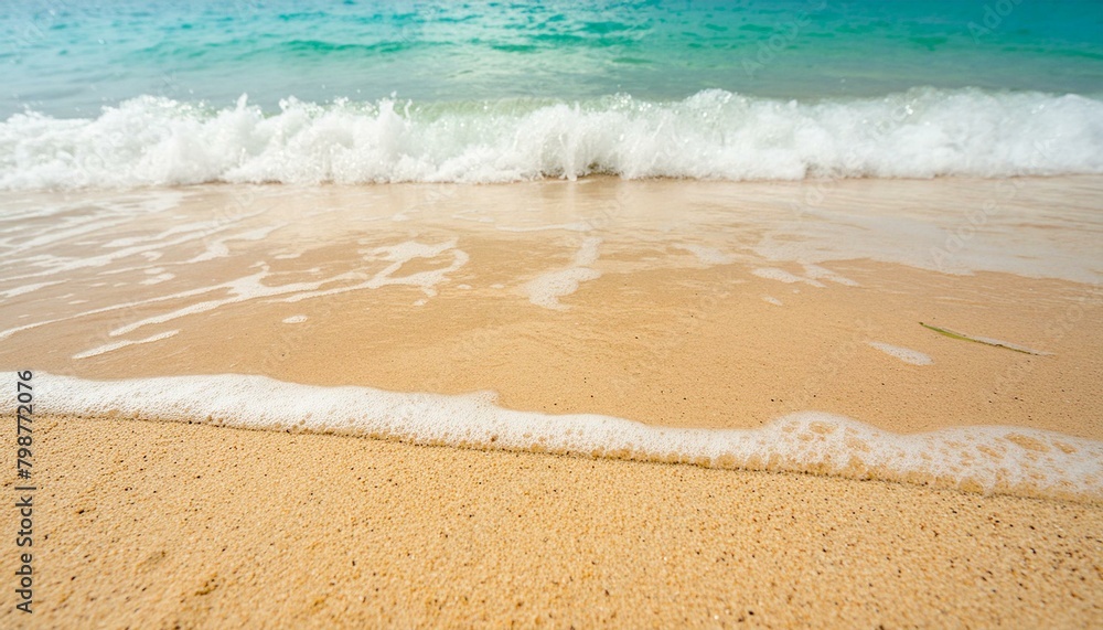 Ocean Retreat: Serene Sand Beach with Rolling Waves Ocean Retreat: Serene Sand Beach with Rolling Waves