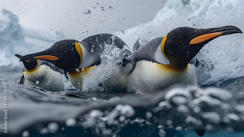 Wallpaper Mural penguin in polar regions Torontodigital.ca