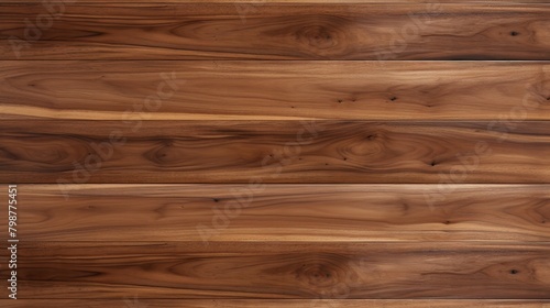 Uninterrupted Grain of Super Long Walnut Wood Planks