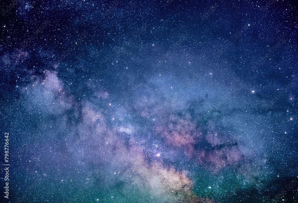 background with stars on the sky 