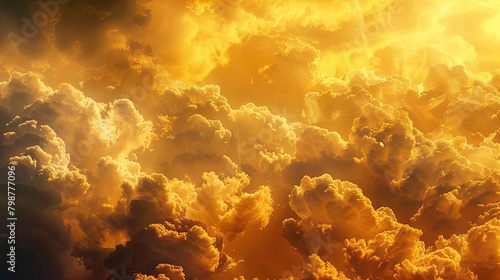 gold cloud background photo
