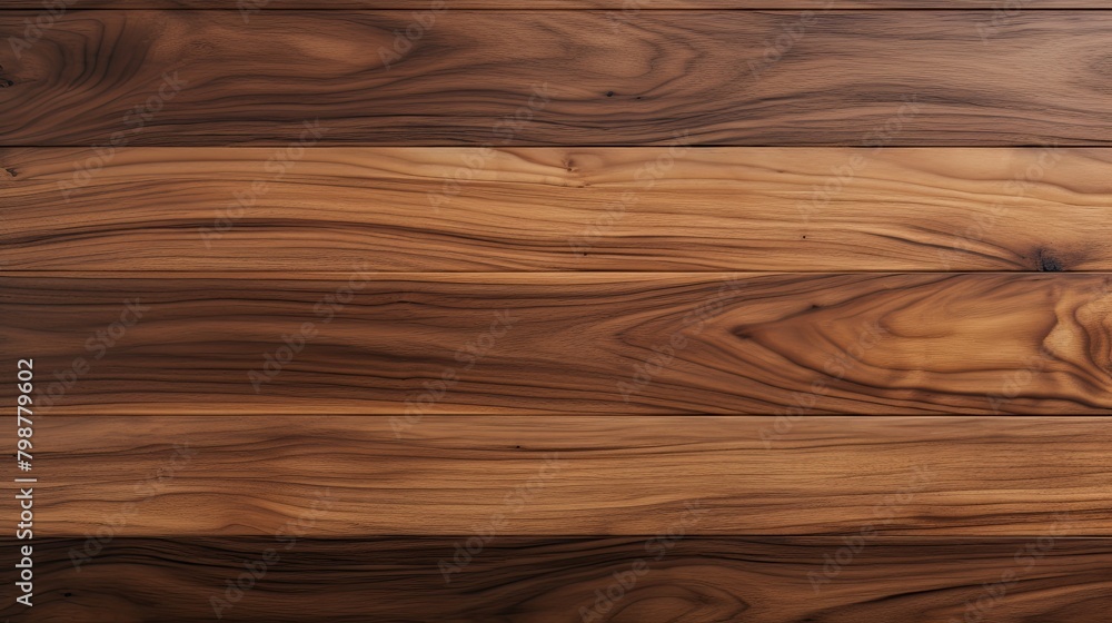 Uninterrupted Grain of Super Long Walnut Wood Planks Uninterrupted Grain of Super Long Walnut Wood Planks