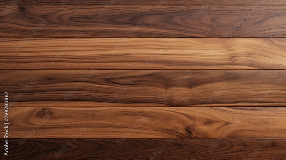 Uninterrupted Grain of Super Long Walnut Wood Planks Uninterrupted Grain of Super Long Walnut Wood Planks