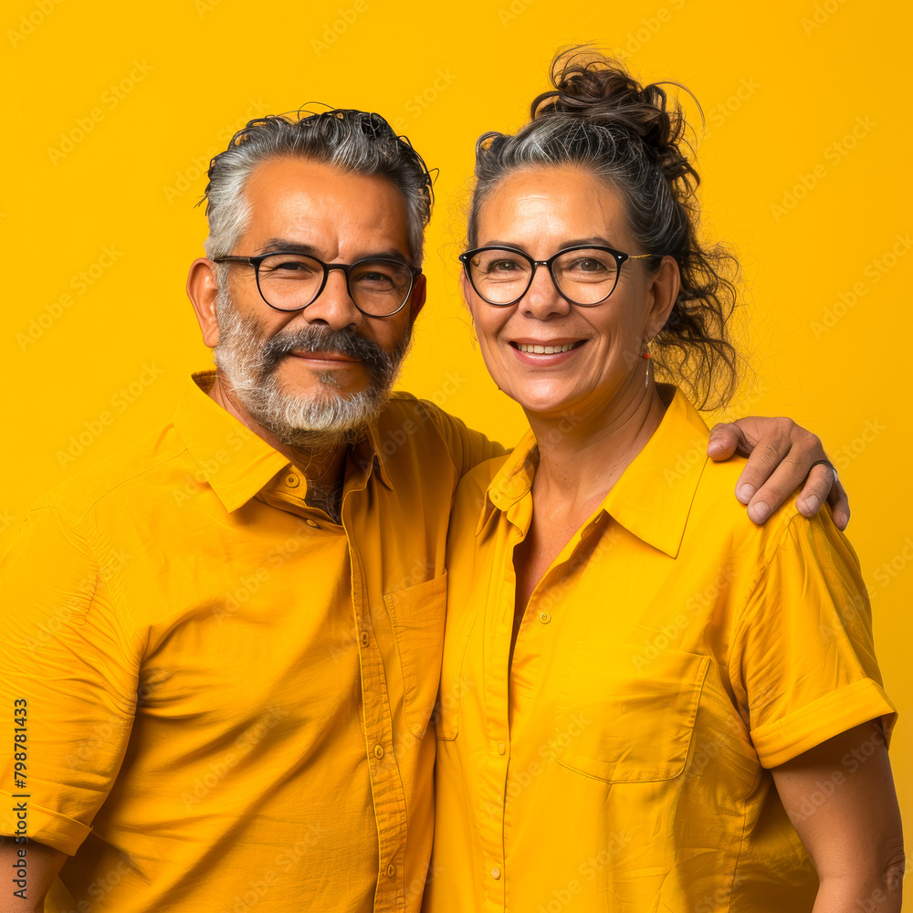 Calm and Smiling Latin Couple in Mid-Movement Portrait
Calm and Smiling Latin Couple in Mid-Movement Portrait
