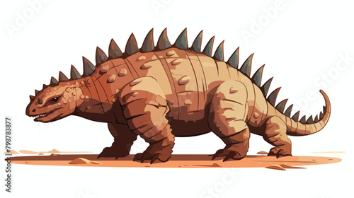 Ankylosaurus prehistoric ancient dino. Extinct big © iclute3