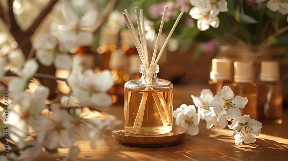 Obraz premium An aromatherapist s guidebook entry on blending the perfect sleepinducing floral scent for diffusers