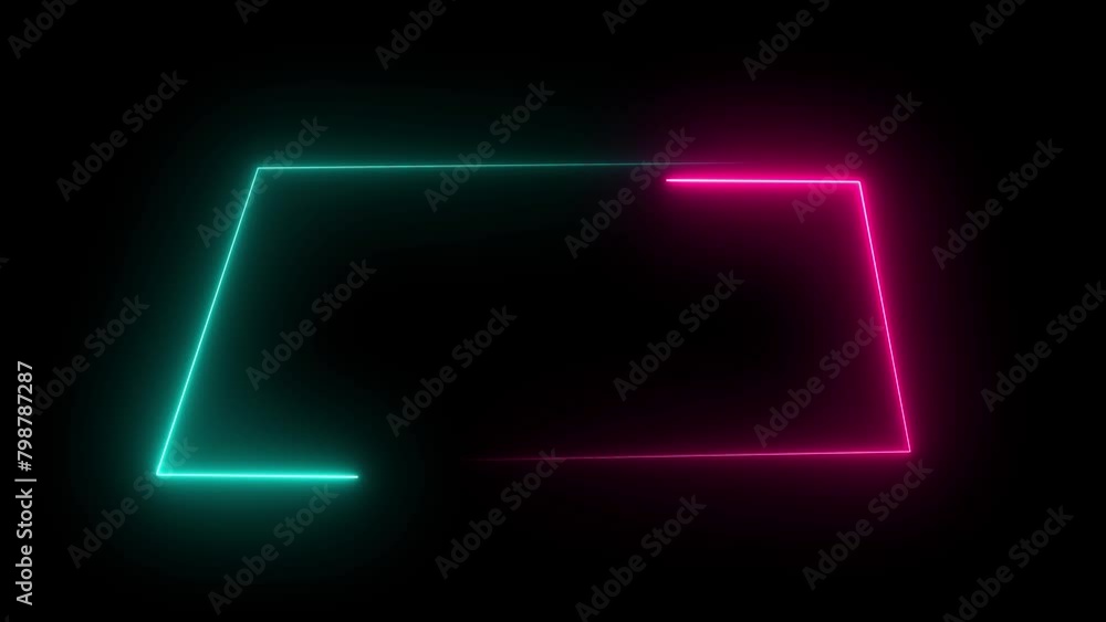 Neon frame in the style of the popular social media TikTok. For use in slideshows, social media posts, live broadcasts, short films, videos, videos, advertisements, presentations and animations. Neon frame in the style of the popular social media TikTok. For use in slideshows, social media posts, live broadcasts, short films, videos, videos, advertisements, presentations and animations.