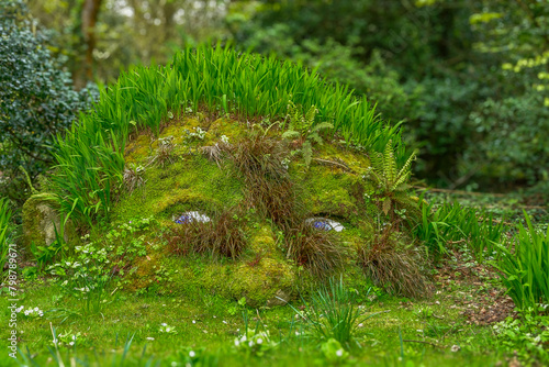 Lost of Heligan, bepflanzter Kopf Gärten in England