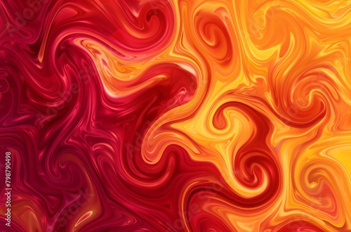 Background with a gradient of rich red and gold, with an abstract pattern 