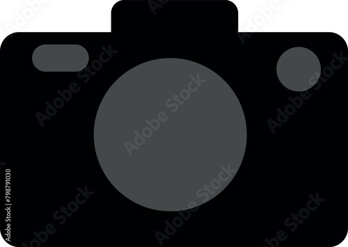 Vector illustration of A Camera Silhouette 