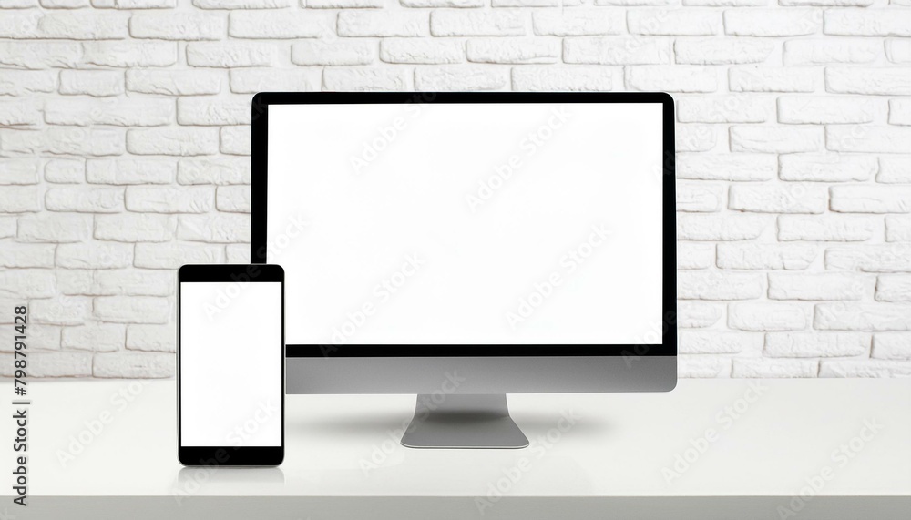 Mockup Template for Different Screen Sizes - Monitor, Tablet and Phone - Application Design, Web Design and User Interface Design - Asset for Presentation of Graphic Design and Portfolio Mockup Template for Different Screen Sizes - Monitor, Tablet and Phone - Application Design, Web Design and User Interface Design - Asset for Presentation of Graphic Design and Portfolio