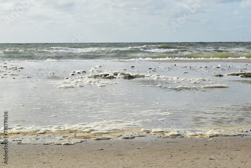 Nordsee   Wellen   Schaumflocken