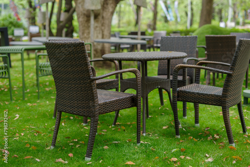 東京ミッドタウンのオープンカフェ