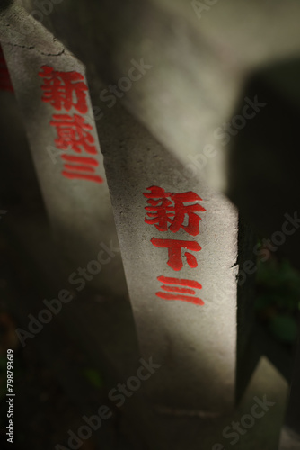 東京赤坂にある氷川神社の境内