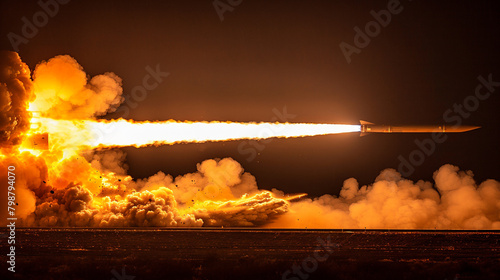 ミサイル発射のイメージ photo