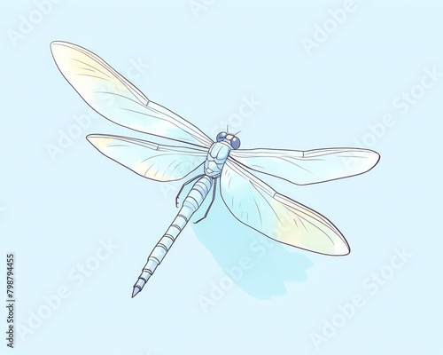 dragonfly, agile dragonfly