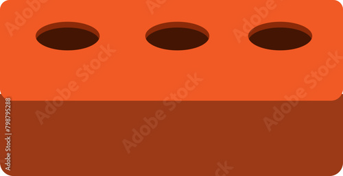 적벽돌 벡터 일러스트