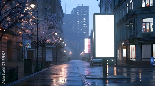 Incredibly Realistic Ad Placement Bus Stop Light Box Mockup