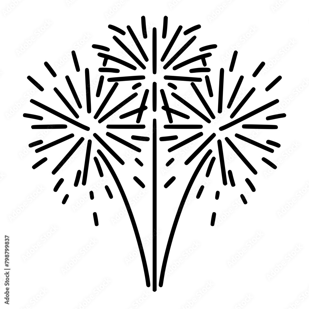 Obraz premium firework icon, celebration icon, spark icon, party icon, anniversary icon, birthday icon, carnival icon, celebrate icon, festival icon, christmas icon, event icon, explosion icon, sparkle icon, 