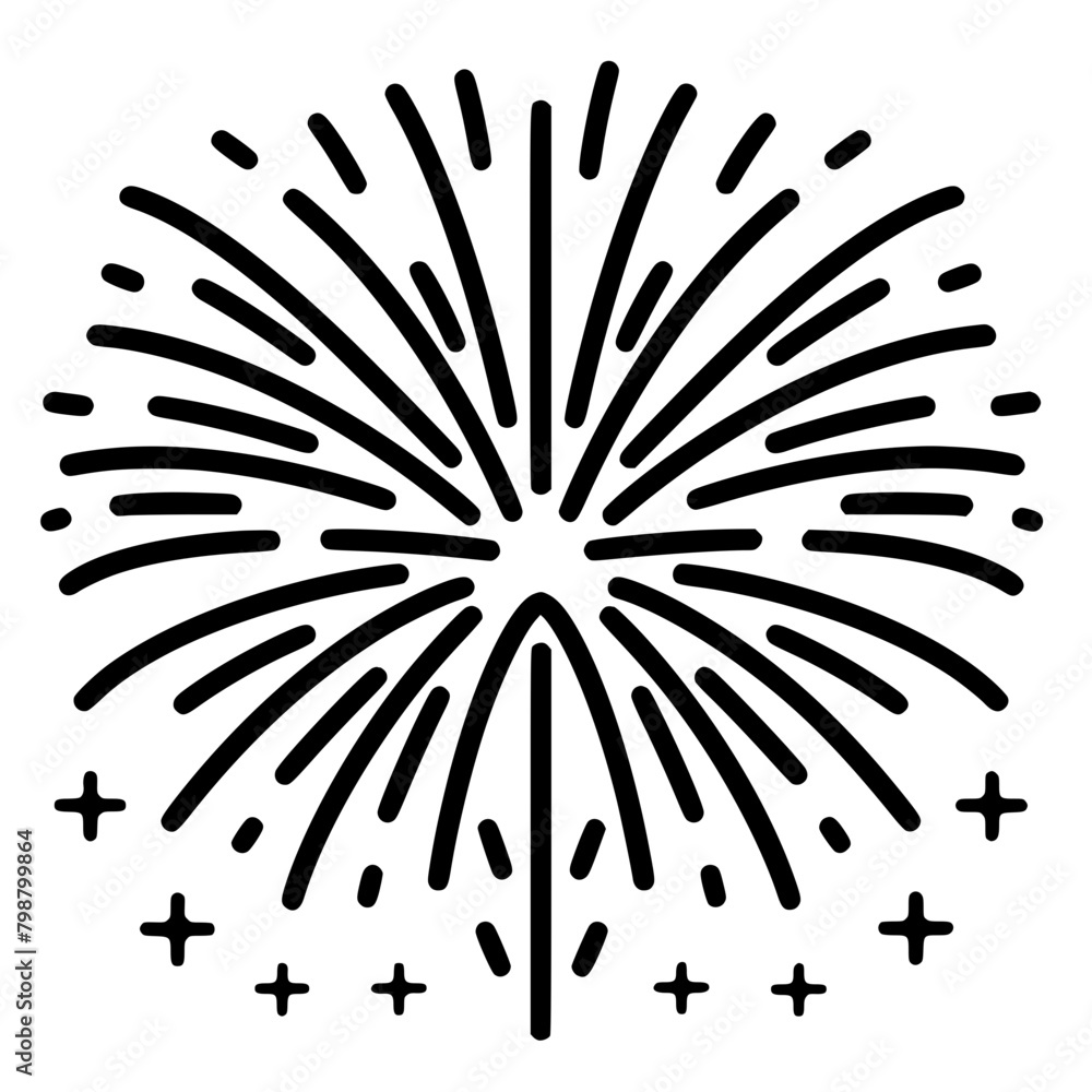 Obraz premium firework icon, celebration icon, spark icon, party icon, anniversary icon, birthday icon, carnival icon, celebrate icon, festival icon, christmas icon, event icon, explosion icon, sparkle icon, 