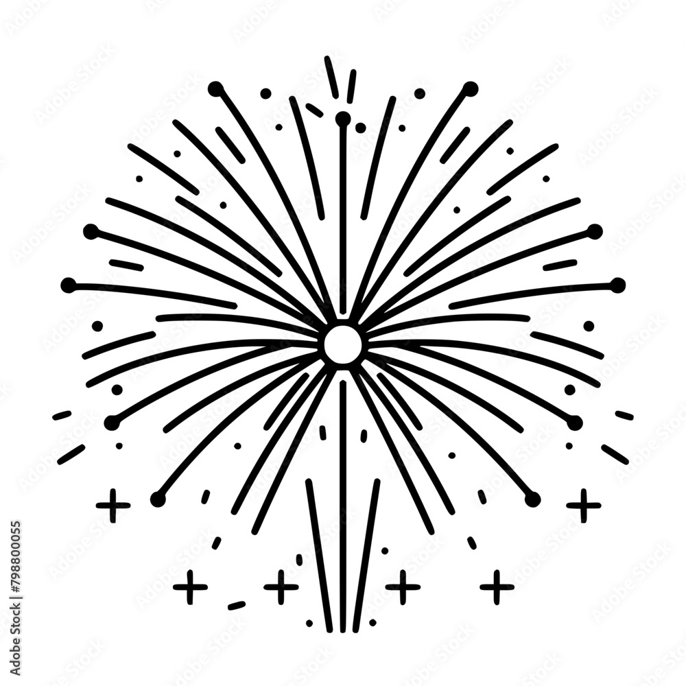 Obraz premium firework icon, celebration icon, spark icon, party icon, anniversary icon, birthday icon, carnival icon, celebrate icon, festival icon, christmas icon, event icon, explosion icon, sparkle icon, 