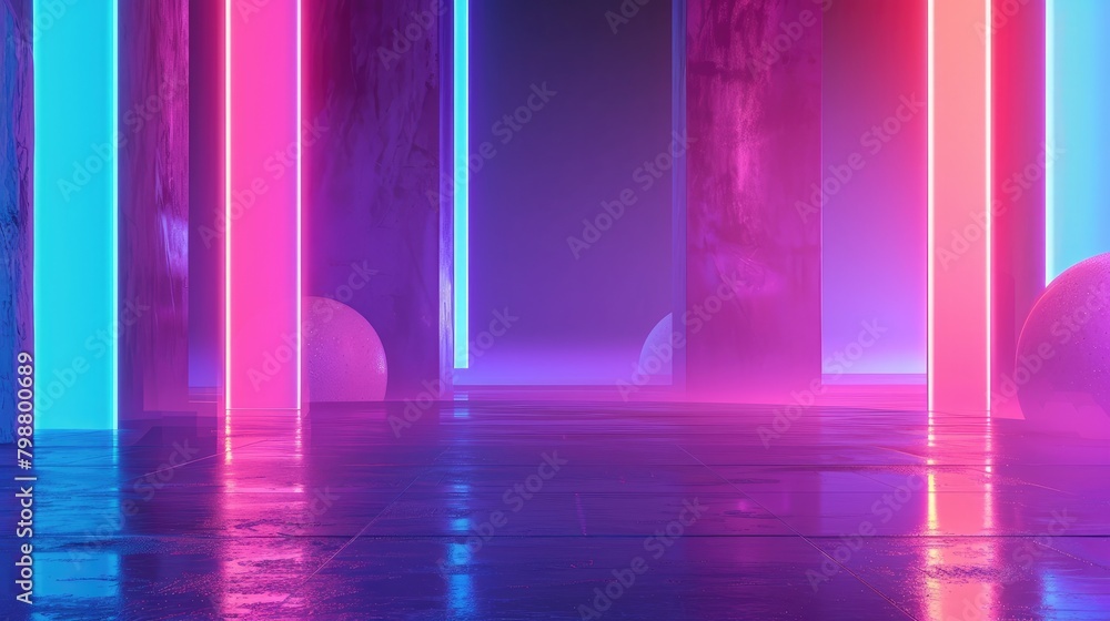 Imagine the soft glow of neon lights illuminating the retro gradient background, casting a warm and inviting ambiance. Imagine the soft glow of neon lights illuminating the retro gradient background, casting a warm and inviting ambiance.