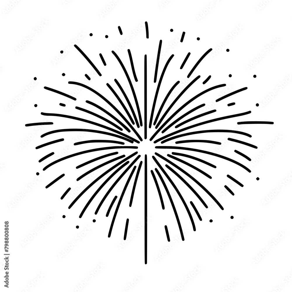Obraz premium Firework icon, celebration icon, spark icon, party icon, anniversary icon, birthday icon, carnival icon, celebrate icon, festival icon, Christmas icon, event icon, explosion icon, sparkle icon, 