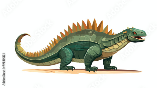 Dimetrodon prehistoric dinosaur. Dino prehistory re © Hyper