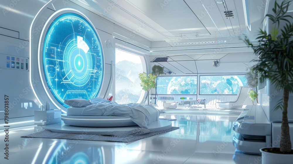 Futuristic home Futuristic home