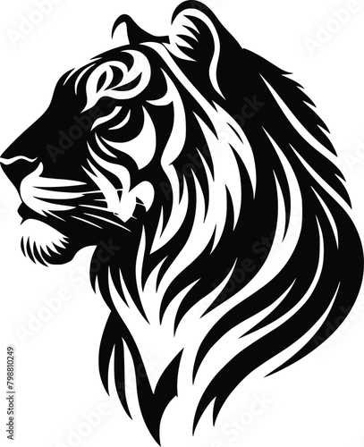 Wallpaper Mural tiger silhouette Torontodigital.ca