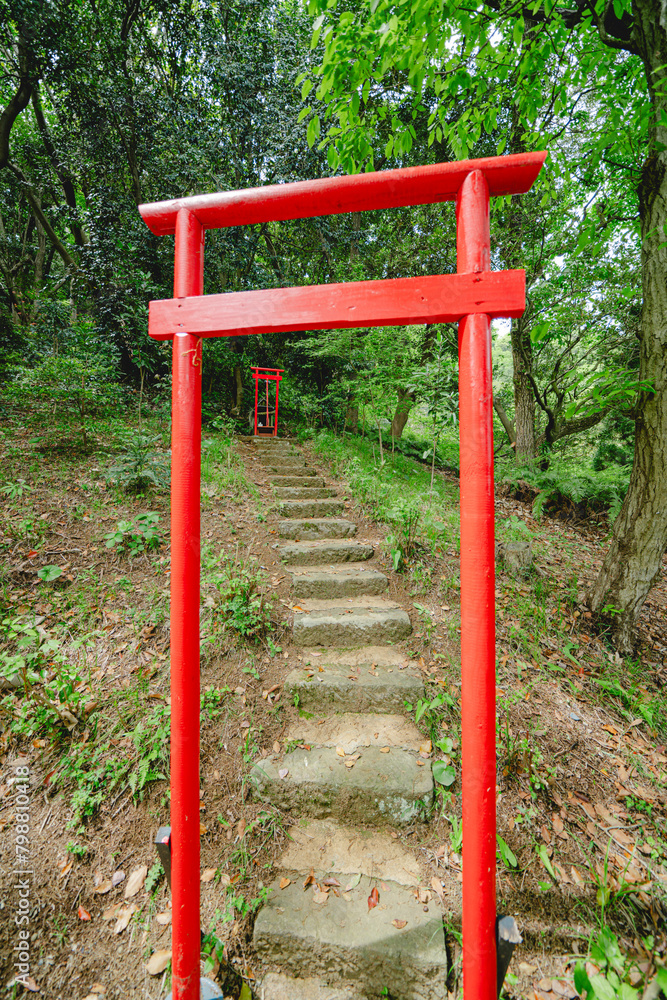熱海の山の上の神社 熱海の山の上の神社
