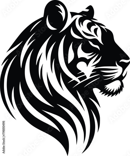 Wallpaper Mural tiger silhouette Torontodigital.ca