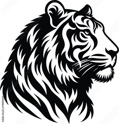 Wallpaper Mural tiger silhouette Torontodigital.ca