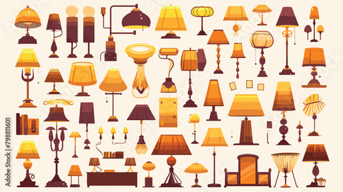 Electric table floor lamps lampshades ceiling chand
