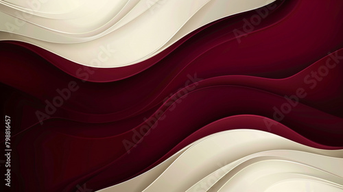 Burgundy and Cream Rich Abstract Background Vector Design.