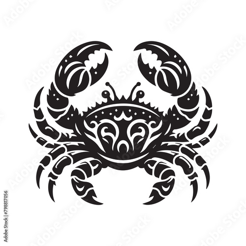 Crab Icon Vector illustration