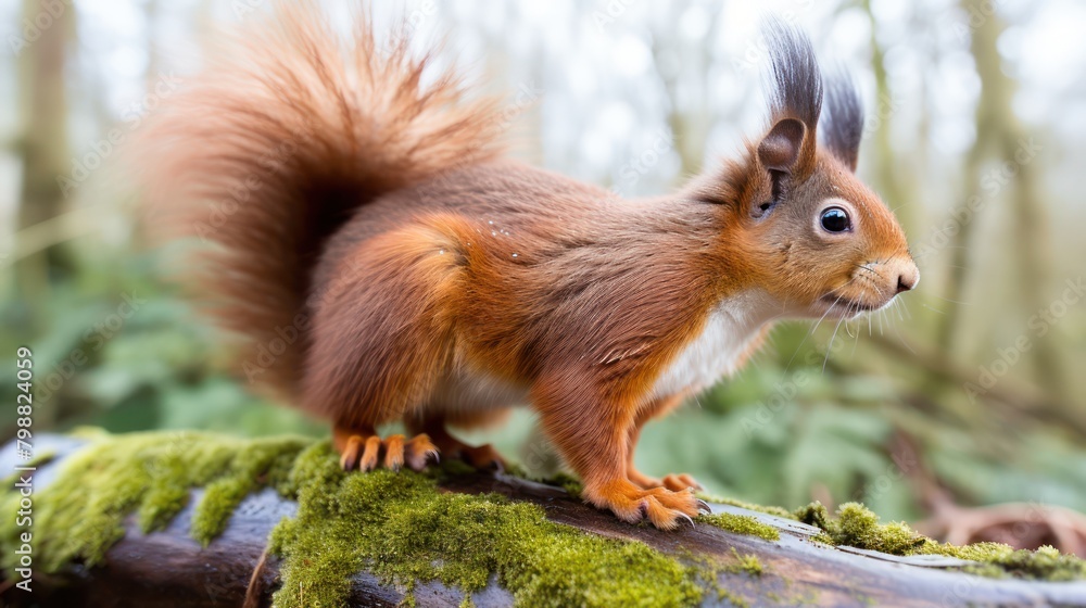 Adult red squirrel UHD WALLPAPER