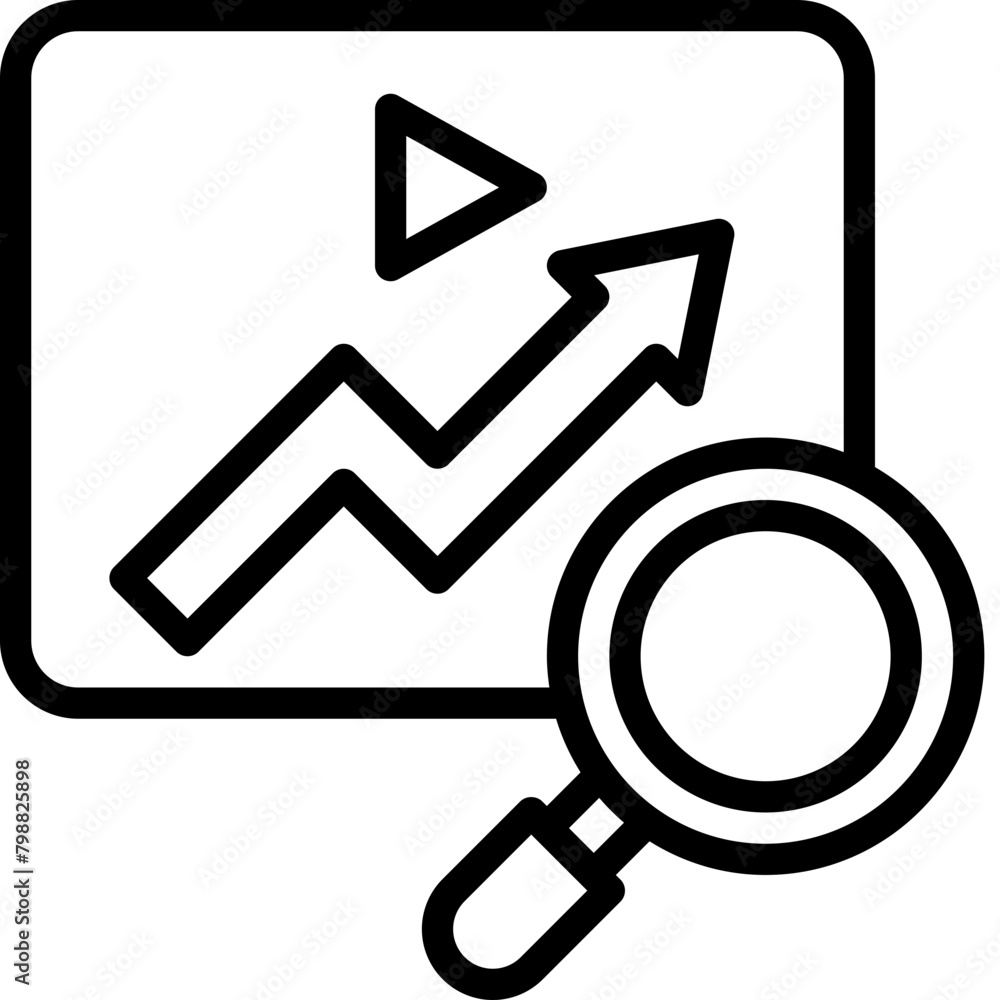 tracking modern line style icon tracking modern line style icon