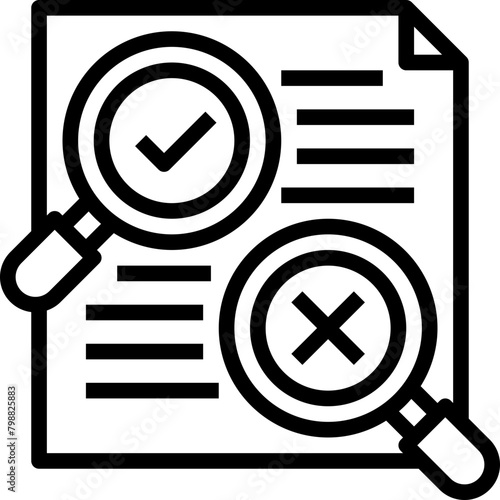 proofreading modern line style icon