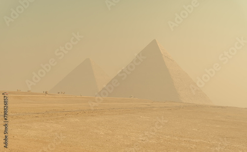 Pyramids of Giza Travel Backgrounds