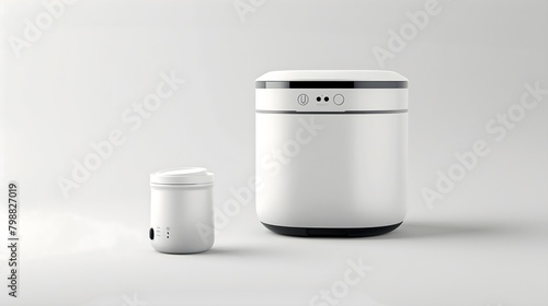  An innovative smart yogurt maker featuring WiFi connectivity, recipe sharing platform access, and real-time fermentation monitoring, offering convenience. photo