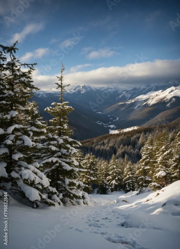 winter mountain landscape © kiran