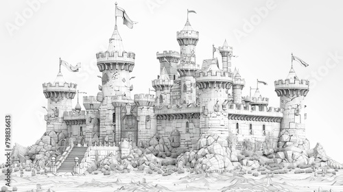 ascii castle photo