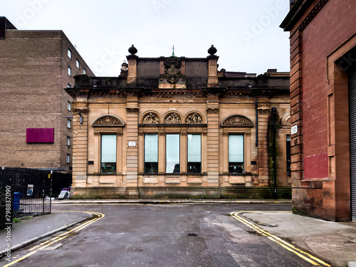 The rear of a nightclub