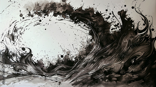Ink flows like a river of possibility, carving new pathways through the landscape of the mind.