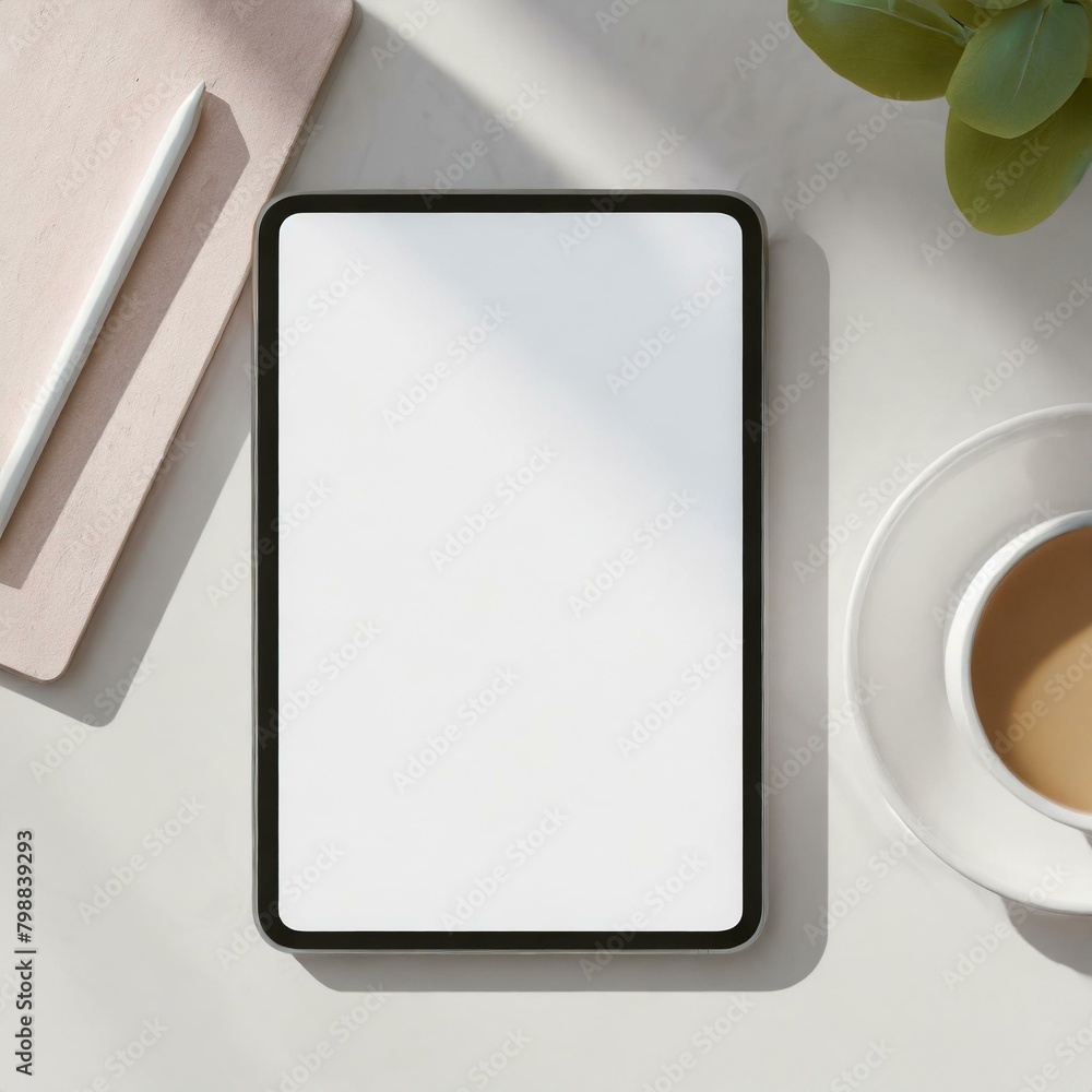 Tablet Mockup for Application Presentation, Web Design or User Interface Design - Template for Representation and Presentation of Design Tablet Mockup for Application Presentation, Web Design or User Interface Design - Template for Representation and Presentation of Design