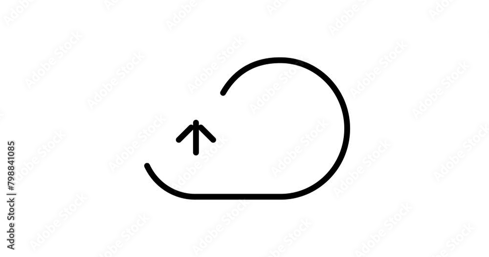 Upload to cloud animated outline icon with alpha channel. Cloud computing 4k motion design animation for web, mobile and ui design Upload to cloud animated outline icon with alpha channel. Cloud computing 4k motion design animation for web, mobile and ui design