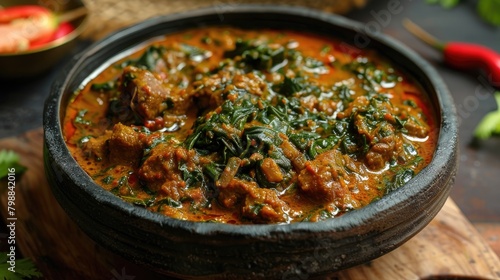 Punjabi Spinach and Beef Curry