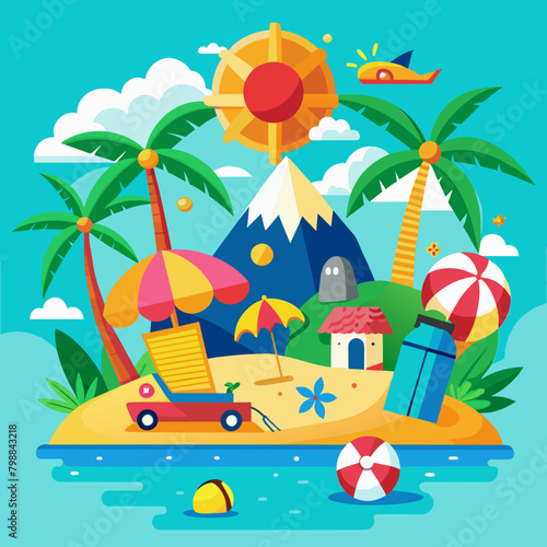 Foto Beach summer vocation holiday